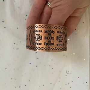 Copper bracelet cuff